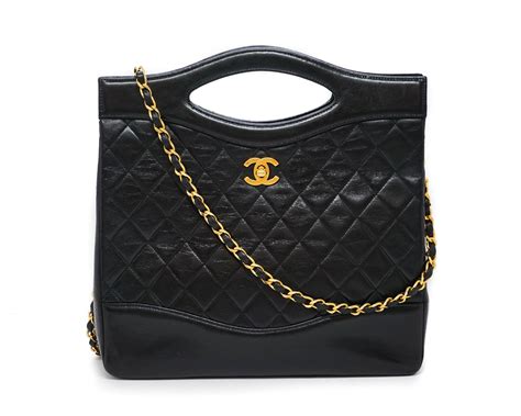 chanel 31 large shopping bag black|Chanel 31 bag for sale.